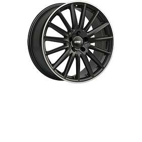 CMS Wheels C23 Gloss Black/Polished Lip 7.5x17 5/112 ET48 CB66.5