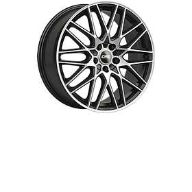 CMS Wheels C25 Black/Polished 7x17 4/100 ET45 CB67.1
