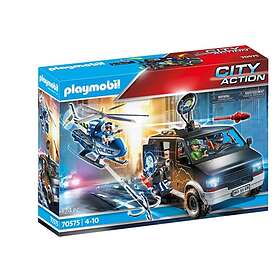 Playmobil City Action 70575 Helicopter Pursuit with Runaway Van