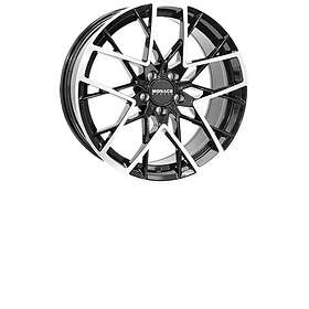 Monaco GP9 Gloss Black Polished 8.5x19 5/114.3 ET40 CB67.1