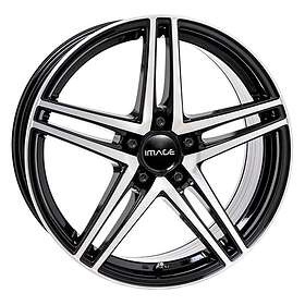 Image Star FF Gloss Black Polished 7x17 5/112 ET48 CB66.5