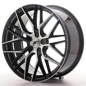 Japan Racing JR28 Black Machined 8.5x19 5/118 ET20 CB74.1