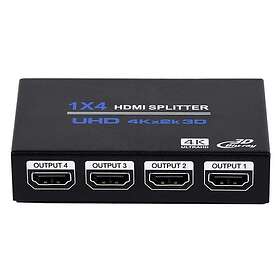 NÖRDIC HDMI - 4xHDMI F-F Splitter Adapter