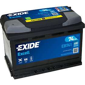 Exide Excell EB741 74Ah 680A