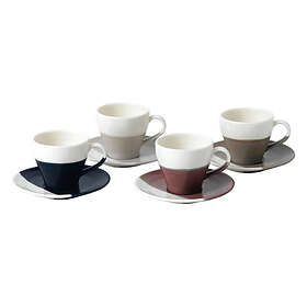 Royal Doulton Coffee Studio Espresso Cup med Fat 11cl 4-pack