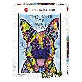 Heye Puzzle Jolly Pets Dogs Never Lie 1000 Palaa