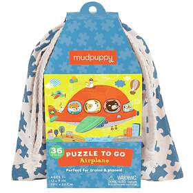 Mudpuppy Puslespil På Farten Flyvemaskine 36 Brikker