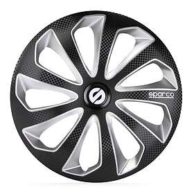 Sparco Sicilia 16" Svart/Silver Kol 4st