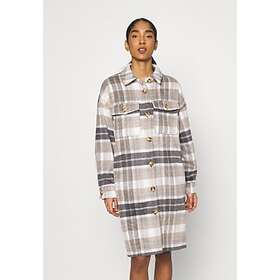 Only Hannah Check Long Shacket (Dam)