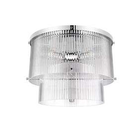 Plafonnier LED intégrée 1700lm 21W blanc neutre GoodHome Alani noir mat  l.57 x H.9.5 x P.50 cm