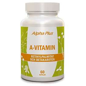 Alpha Plus A-vitamin 60 Kapslar