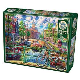 Cobble Hill Kanal I Amsterdam 1000 Bitar