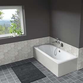 Langenfeld Classic Duo med Eternal Serena Front 170x75 (Vit)