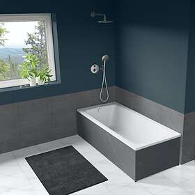 Langenfeld Cayono med Charcoal Soapstone 170x70 (Vit)