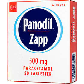 Panodil Zapp 500mg 20 Tablets