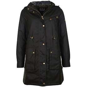 barbour black hooded jacket