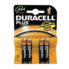 Duracell Plus Power AAA-batterier (LR03) 4-pack