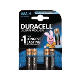 Duracell Ultra Power AAA-batterier (LR03) 4-pack