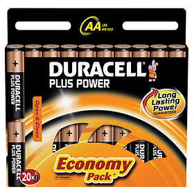 Duracell Plus Power AA-batterier (LR6) 20-pack