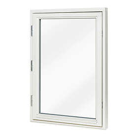 Sunnerbo Fönster Sidohängt Aluminium 1-Luft 3-Glas 90x130cm