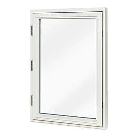 Sunnerbo Fönster Sidohängt Aluminium 1-Luft 3-Glas 100x120cm