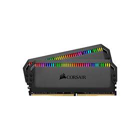 Corsair Dominator Platinum RGB Black DDR4 3200MHz 2x16Go (CMT32GX4M2E3200C16)