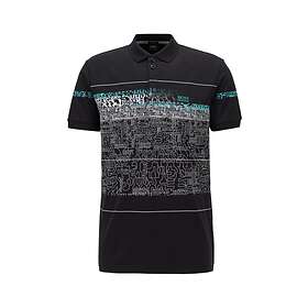 Boss Logo-print Stretch-cotton Piqué Polo Shirt (Miesten)