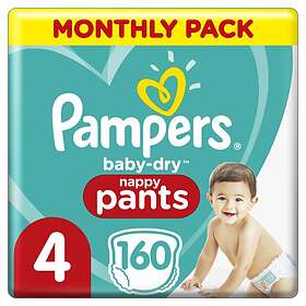 Pampers Baby-dry Nappy Pants 4 (160-pack)