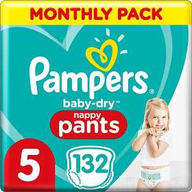 Pampers Baby-dry Nappy Pants 5 (132-pack)