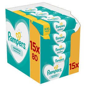 Pampers Sensitive Baby Wipes 15x80st