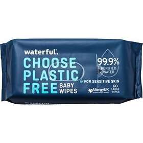 Waterful Plastic Free Baby Wipes 60st
