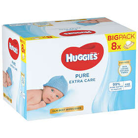 Huggies Pure Extra Care Baby Wipes 8x56st
