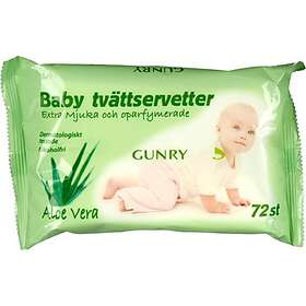 Gunry Aloe Vera Baby Wipes 72st