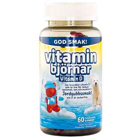 Active Care Vitaminbjörnar Vitamin D 60 Tabletter