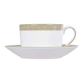Wedgwood Lace Gold Tekop med underkop 15cl