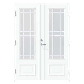 Diplomat Parytterdörr Classic Estelle Q Glas 14x21