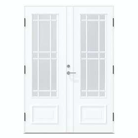 Diplomat Parytterdörr Classic Estelle Q Glas 15x20