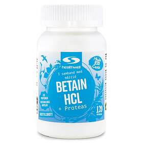 Healthwell Betain HCL 120 Kapslar