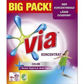 VIA Concentrate Sensitive Color Tvättmedel 1,5kg
