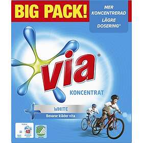 VIA Concentrate White Tvättmedel 1,5kg