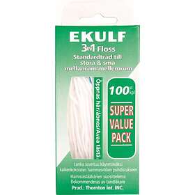 Ekulf  3in1 Floss 100-Pack (Tandtråd)