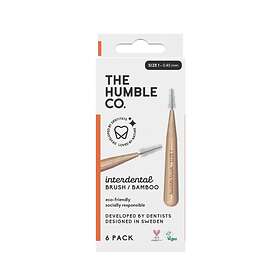 The Humble Co.  Interdental Brush Bamboo 0.45mm 6-pack (Mellanrumsborste)