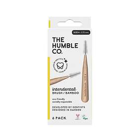The Humble Co.  Interdental Brush Bamboo 0,7mm 6-pack (Mellanrumsborste)