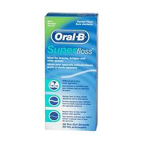 Oral-B Super Floss 50-pack - Find den bedste pris på Prisjagt