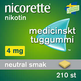 McNeil Nicorette Medicinskt Tuggummi 4mg 210st