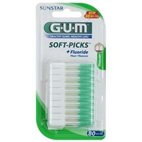 GUM Soft-Picks Regular 80-pack (Mellanrumsborstar)
