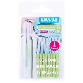 Ekulf  pH Professional Conical 0,8mm 18-pack (Mellanrumsborste)