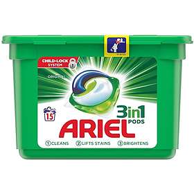 Ariel Original 3-in-1 Tvättkapslar 15-pack