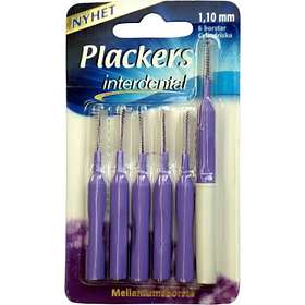 Plackers  Interdental 1,1mm 6-pack (Mellanrumsborste)