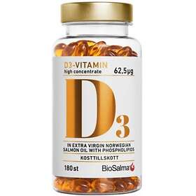Biosalma Vitamin D3 62.5mcg 180 Capsules